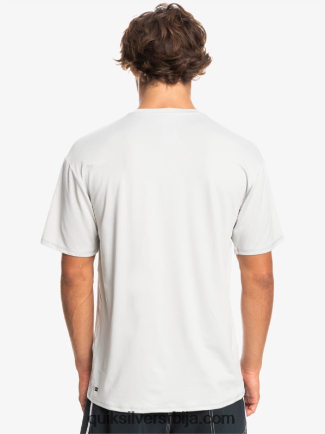 мушкарци Quiksilver чврста мајица кратких рукава упф 50 за сурфовање сивољубичаста Z824VN884