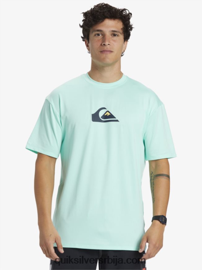 мушкарци Quiksilver чврста мајица кратких рукава упф 50 за сурфовање стакло за плажу Z824VN886
