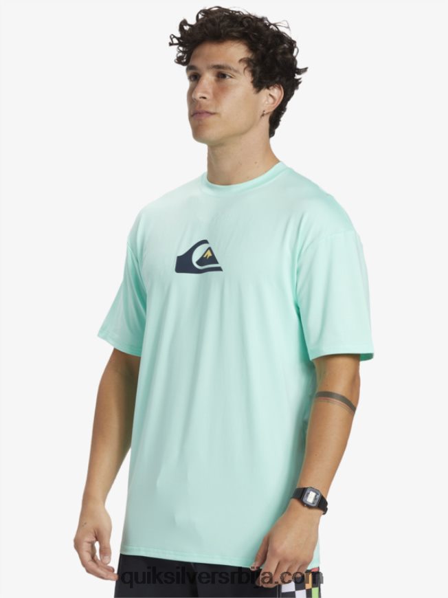 мушкарци Quiksilver чврста мајица кратких рукава упф 50 за сурфовање стакло за плажу Z824VN886