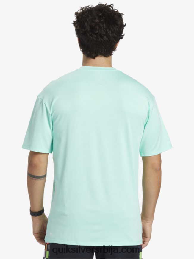 мушкарци Quiksilver чврста мајица кратких рукава упф 50 за сурфовање стакло за плажу Z824VN886