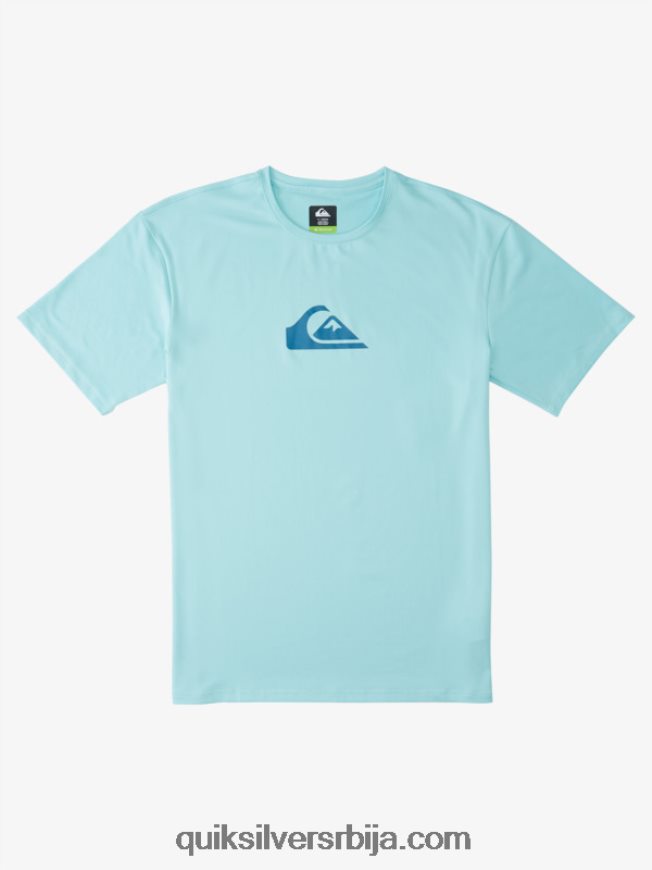 мушкарци Quiksilver чврста мајица кратких рукава упф 50 за сурфовање анђео плави Z824VN889