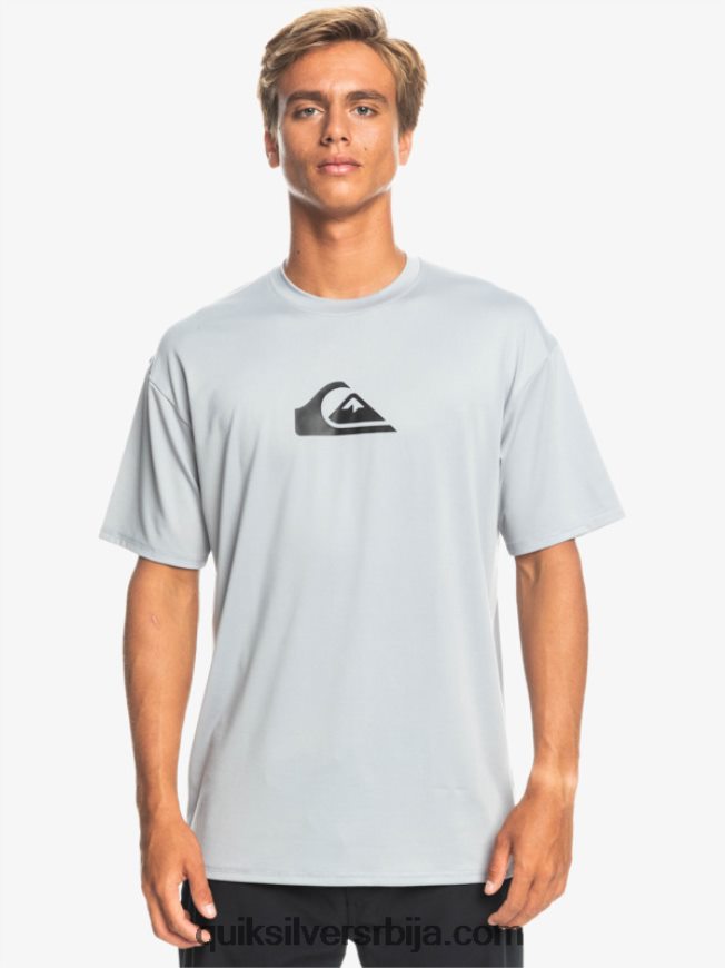 мушкарци Quiksilver чврста мајица кратких рукава упф 50 за сурфовање сусњежица Z824VN890