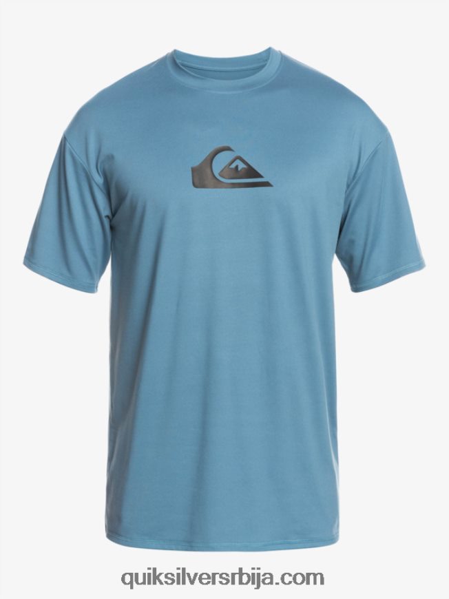мушкарци Quiksilver чврста мајица кратких рукава упф 50 за сурфовање провансалски Z824VN891