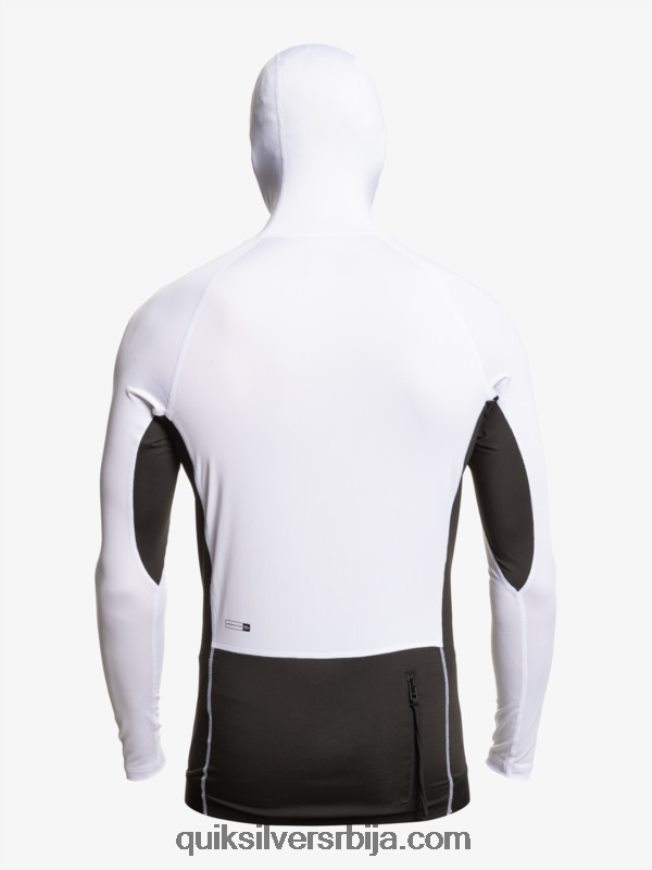 мушкарци Quiksilver сторм триппер дугих рукава осип бео Z824VN1837