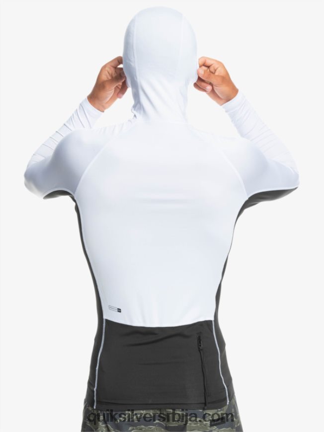 мушкарци Quiksilver сторм триппер дугих рукава осип бео Z824VN1837