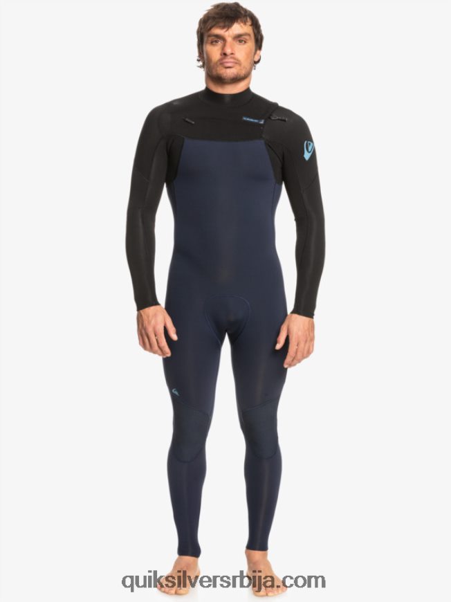 мушкарци Quiksilver 3/2 свакодневне сесије одело са патент затварачем тамноплава/црна Z824VN1278