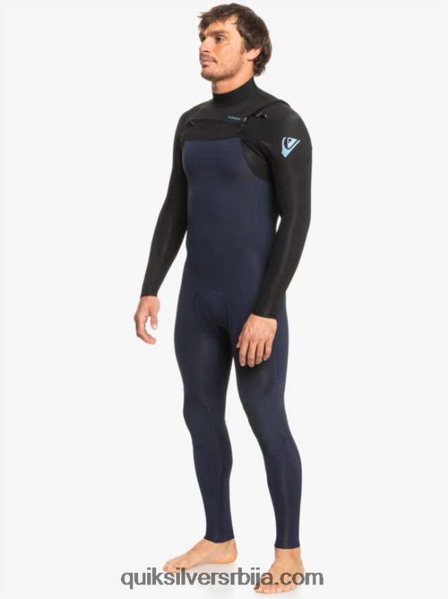 мушкарци Quiksilver 3/2 свакодневне сесије одело са патент затварачем тамноплава/црна Z824VN1278