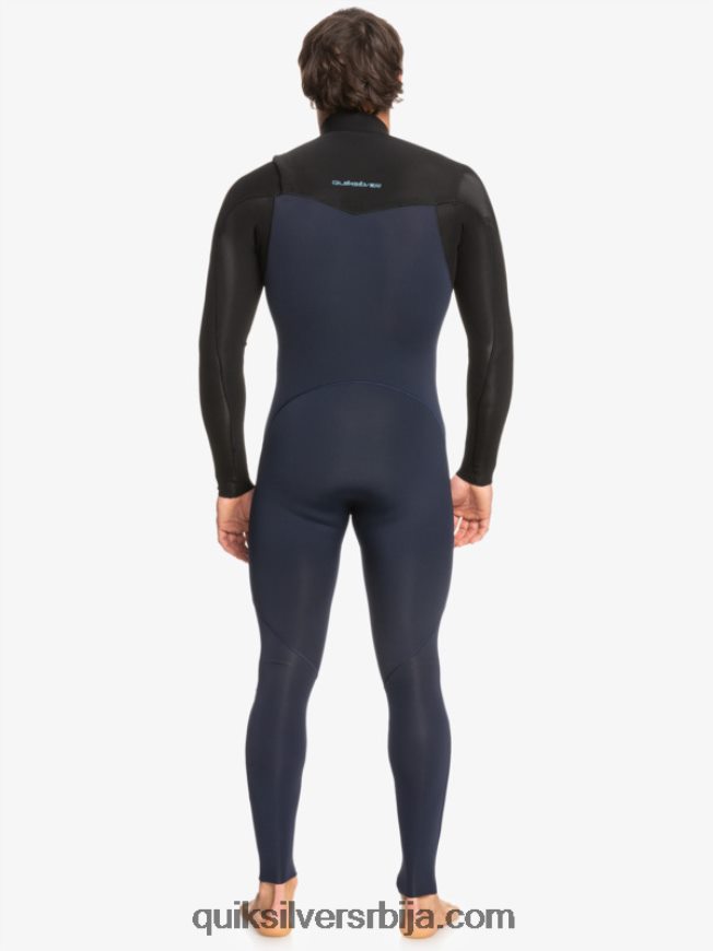 мушкарци Quiksilver 3/2 свакодневне сесије одело са патент затварачем тамноплава/црна Z824VN1278