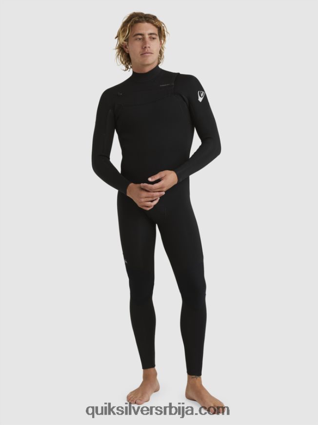 мушкарци Quiksilver 3/2 свакодневне сесије одело са патент затварачем црн Z824VN1280