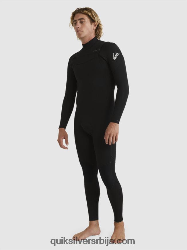 мушкарци Quiksilver 3/2 свакодневне сесије одело са патент затварачем црн Z824VN1280