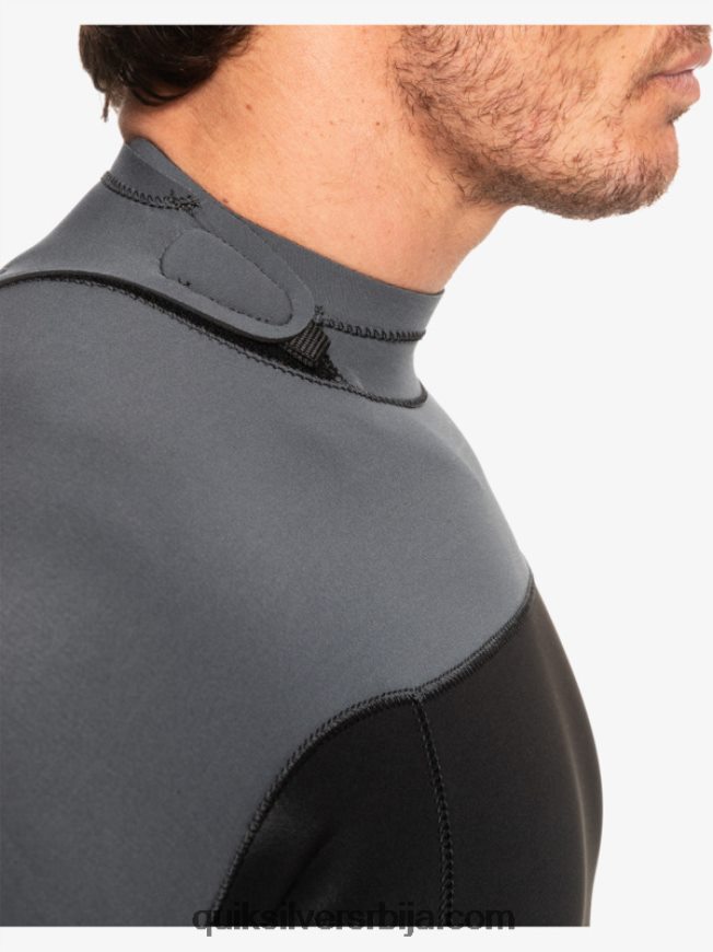 мушкарци Quiksilver 3/2 свакодневне сесије одело са патентним затварачем црни/пиштољски метал Z824VN926
