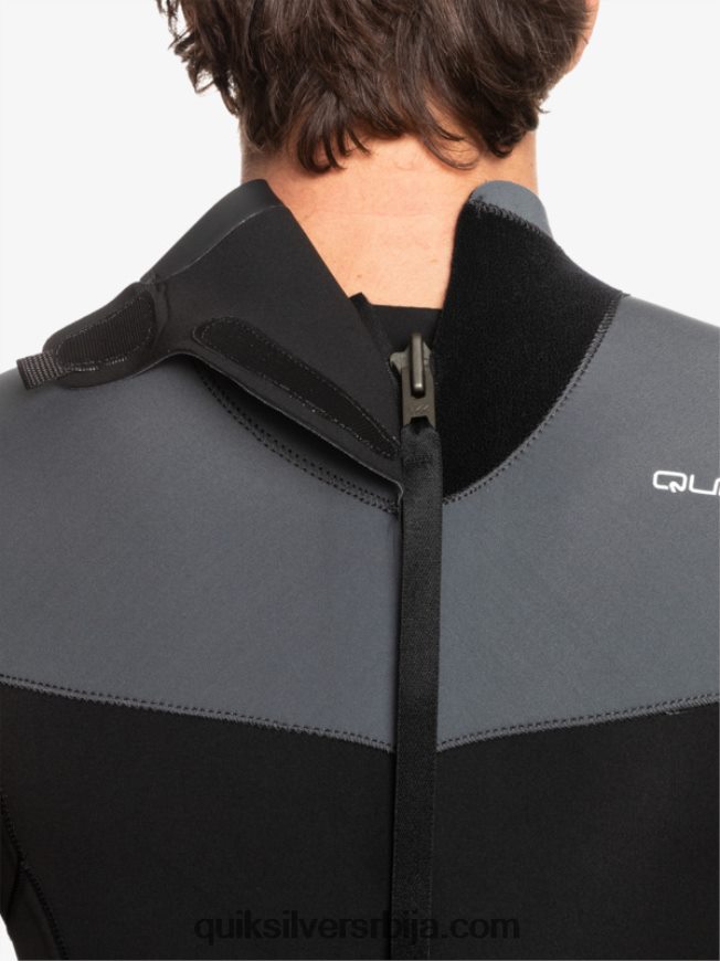мушкарци Quiksilver 3/2 свакодневне сесије одело са патентним затварачем црни/пиштољски метал Z824VN926