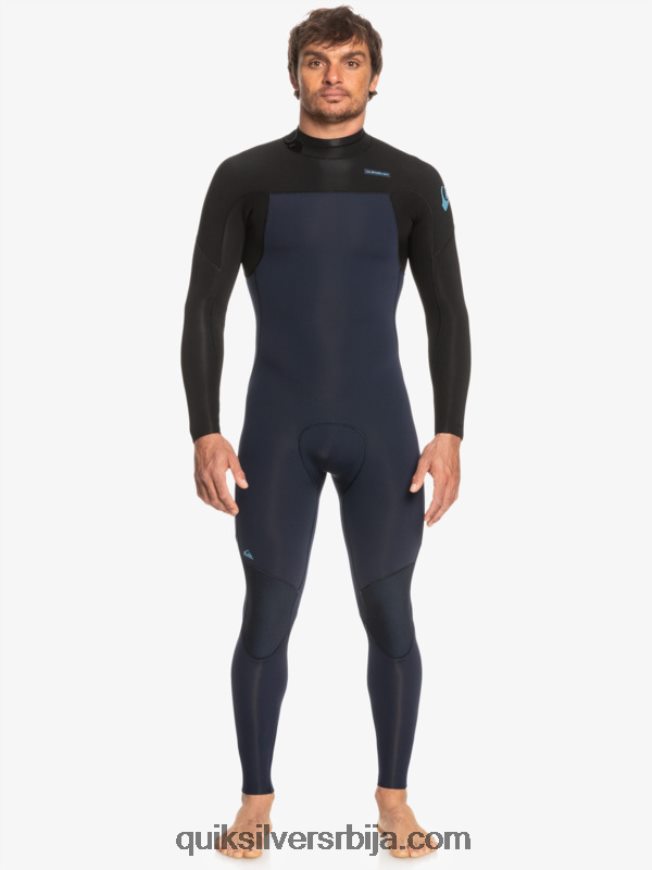 мушкарци Quiksilver 3/2 свакодневне сесије одело са патентним затварачем тамноплава/црна Z824VN927