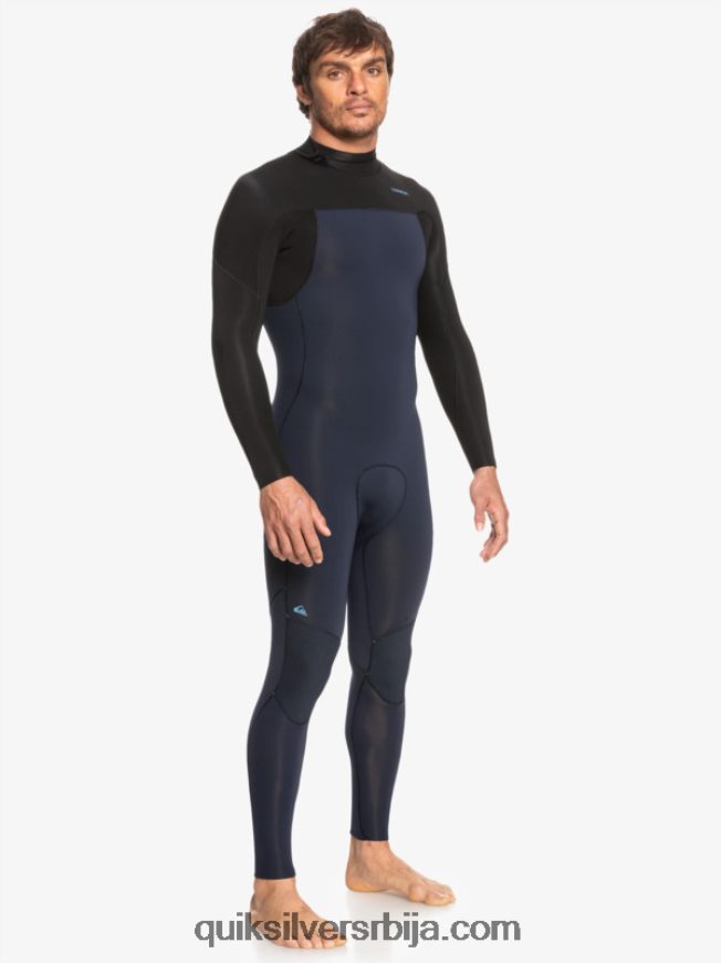 мушкарци Quiksilver 3/2 свакодневне сесије одело са патентним затварачем тамноплава/црна Z824VN927
