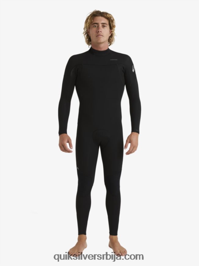 мушкарци Quiksilver 3/2 свакодневне сесије одело са патентним затварачем црн Z824VN928