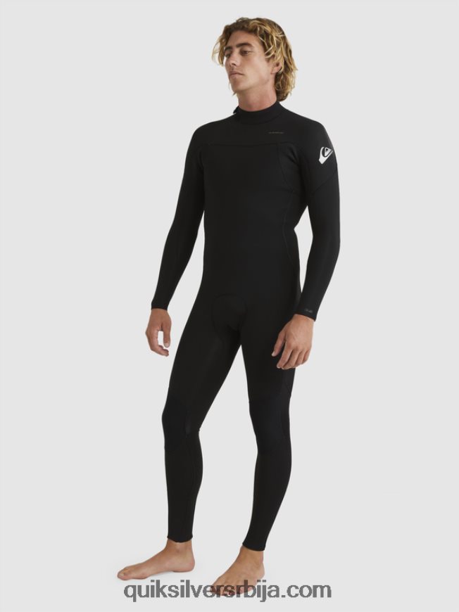 мушкарци Quiksilver 3/2 свакодневне сесије одело са патентним затварачем црн Z824VN928