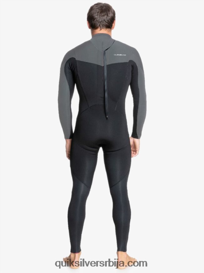 мушкарци Quiksilver 4/3 свакодневне сесије одело са патентним затварачем црни/пиштољски метал Z824VN1173