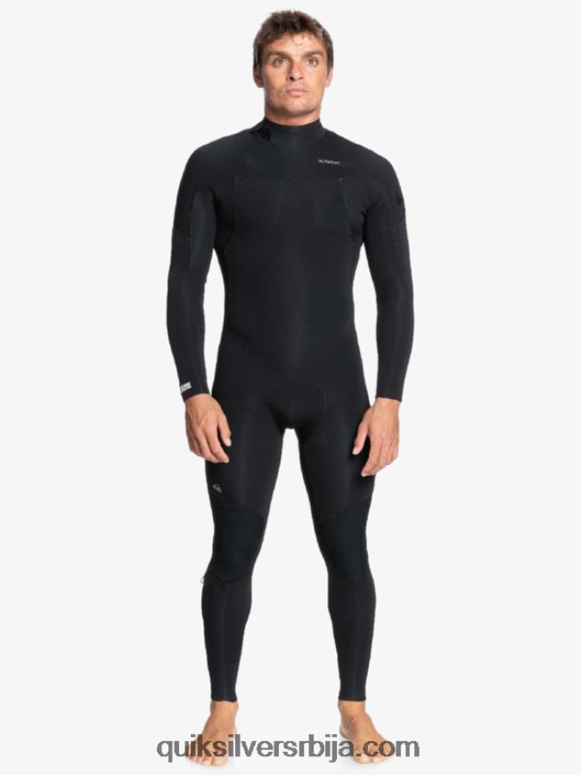 мушкарци Quiksilver 4/3 свакодневне сесије одело са патентним затварачем црн Z824VN1174