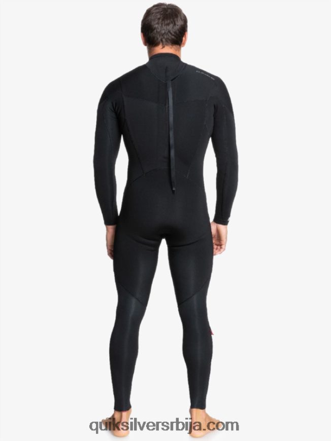 мушкарци Quiksilver 4/3 свакодневне сесије одело са патентним затварачем црн Z824VN1174