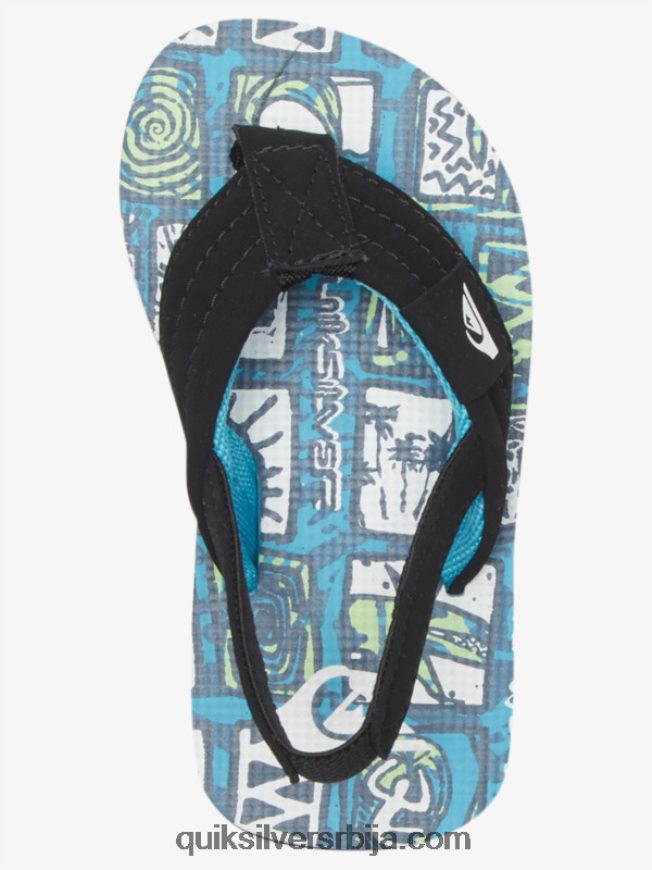 децаци Quiksilver молокаи опуштене сандале плава 4 Z824VN2032