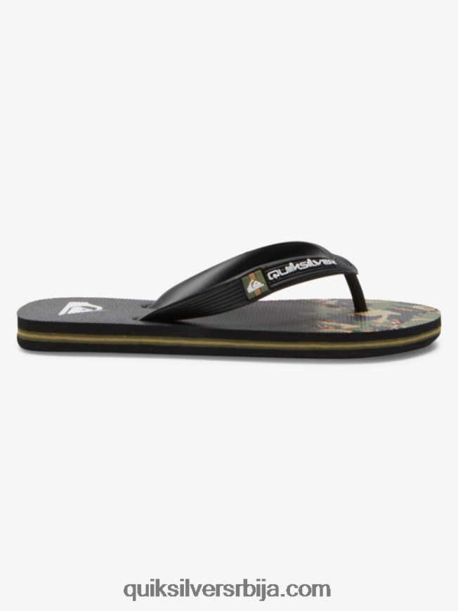 децаци Quiksilver 8-16 молокаи јапанке зелено 1 Z824VN2025