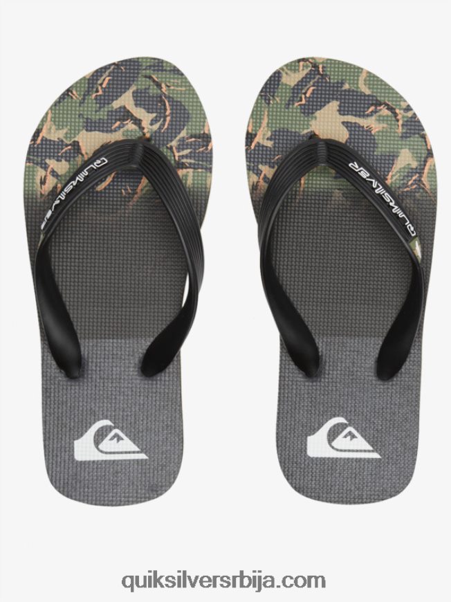 децаци Quiksilver 8-16 молокаи јапанке зелено 1 Z824VN2025