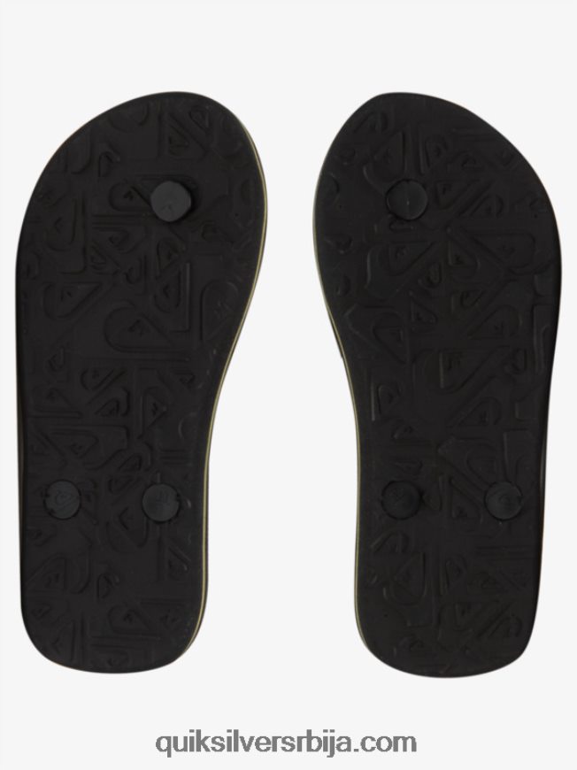 децаци Quiksilver 8-16 молокаи јапанке зелено 1 Z824VN2025