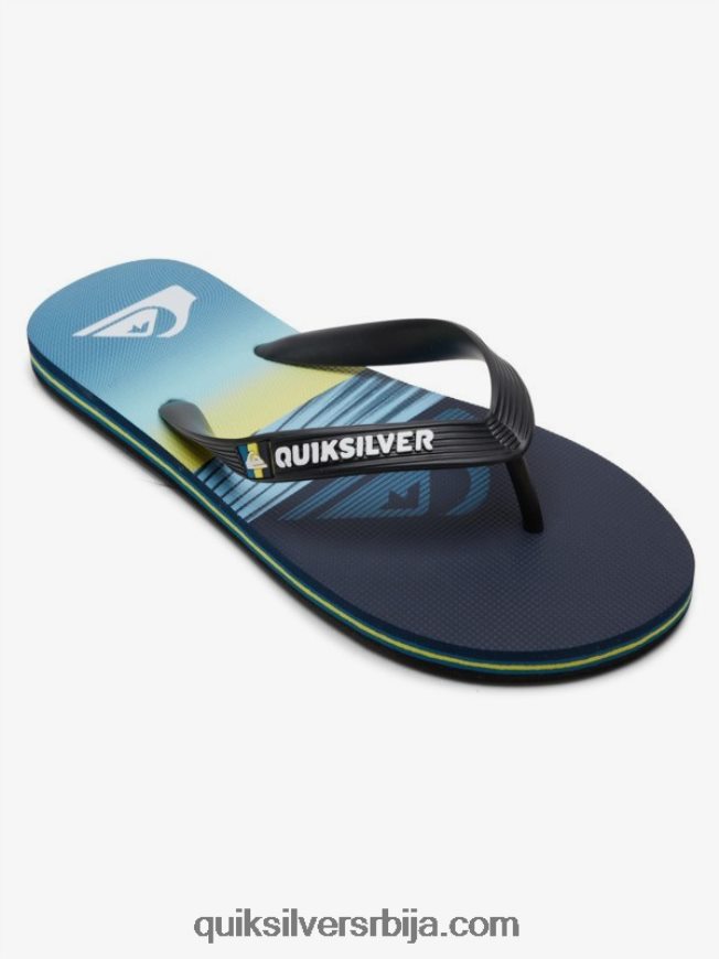 децаци Quiksilver 8-16 молокаи јапанке плава 1 Z824VN2031