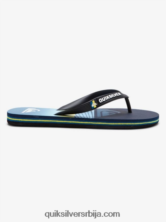 децаци Quiksilver 8-16 молокаи јапанке плава 1 Z824VN2031