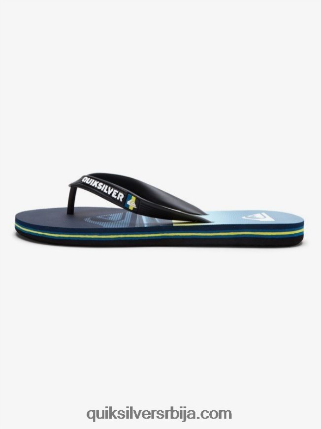 децаци Quiksilver 8-16 молокаи јапанке плава 1 Z824VN2031