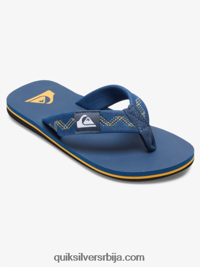 децаци Quiksilver 8-16 молокаи ушивене сандале плава 1 Z824VN2149