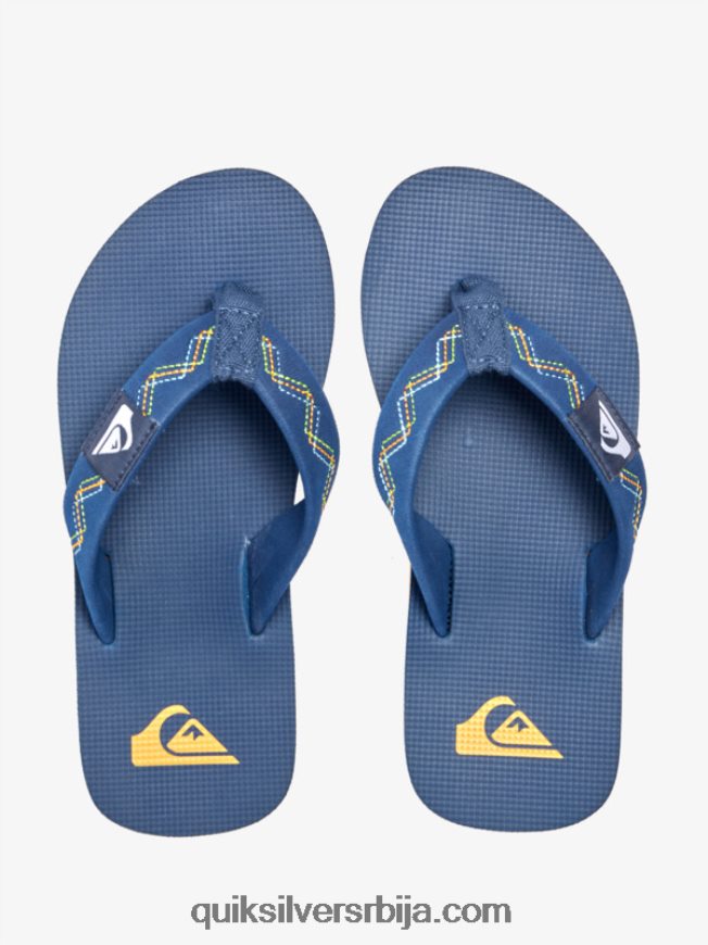 децаци Quiksilver 8-16 молокаи ушивене сандале плава 1 Z824VN2149