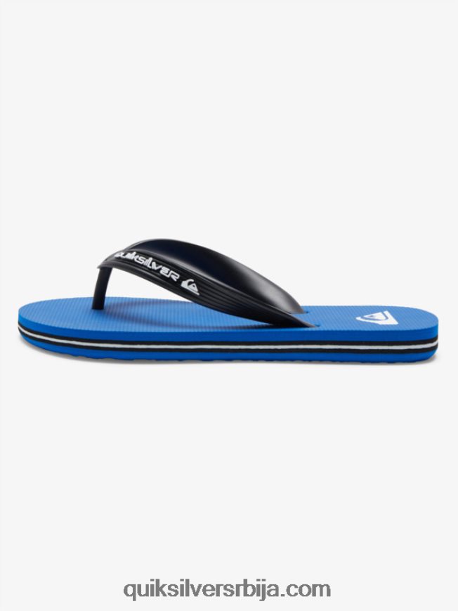 децаци Quiksilver Јапанке са језгром од 8-16 молокаи плава 1 Z824VN2167