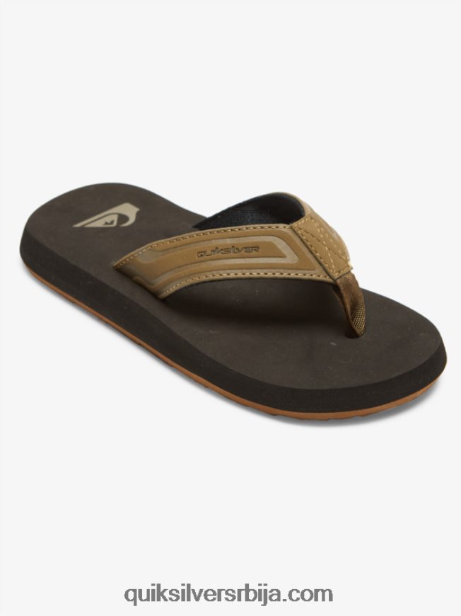 децаци Quiksilver 8-16 сандале с кључем од мајмуна препланулост 1 Z824VN2182