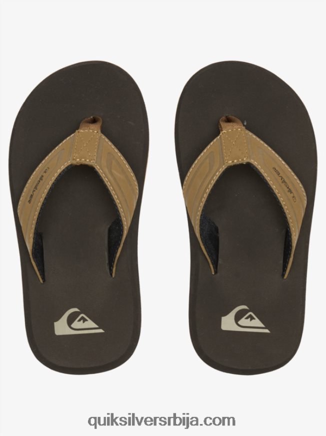 децаци Quiksilver 8-16 сандале с кључем од мајмуна препланулост 1 Z824VN2182