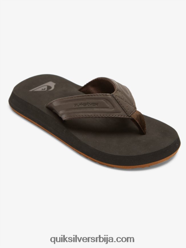 децаци Quiksilver 8-16 сандале с кључем од мајмуна браон 1 Z824VN2183