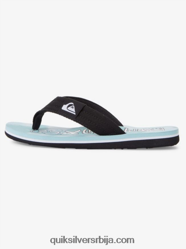 децаци Quiksilver 8-16 молокаи лаибацк омладинске основне сандале плава 1 Z824VN2253