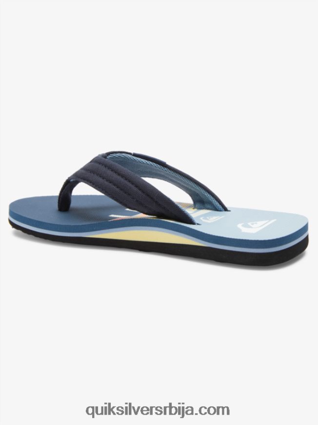 децаци Quiksilver 8-16 молокаи лаибацк омладинске основне сандале плава 3 Z824VN2250