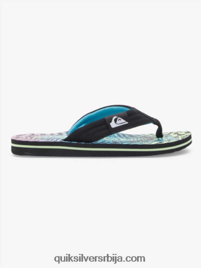децаци Quiksilver 8-16 молокаи сандале за резање црна/ружичаста/плава Z824VN1990