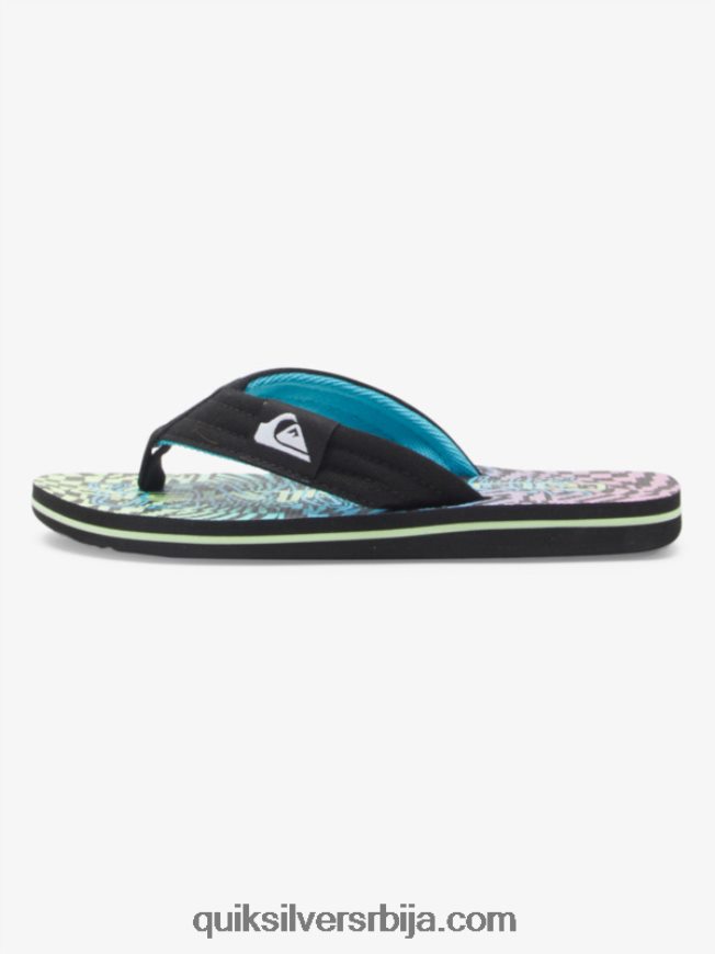 децаци Quiksilver 8-16 молокаи сандале за резање црна/ружичаста/плава Z824VN1990
