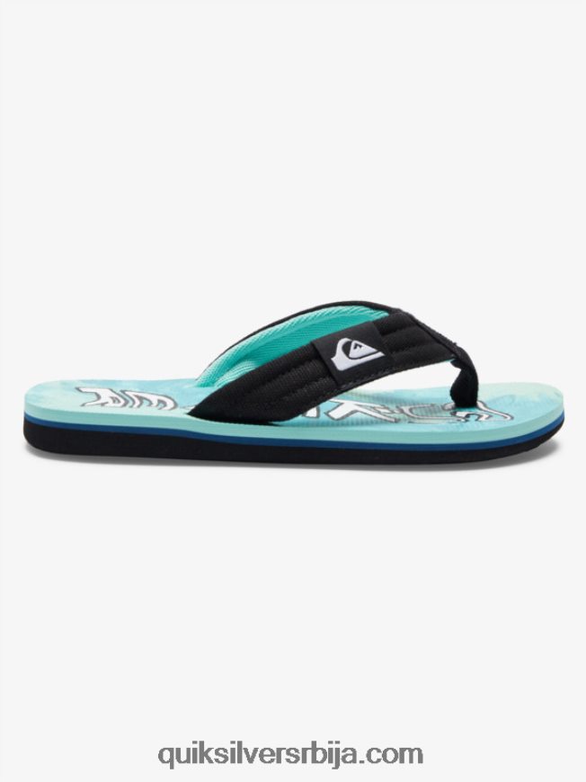 децаци Quiksilver 8-16 молокаи сандале за резање зелено/плаво/жуто Z824VN1994