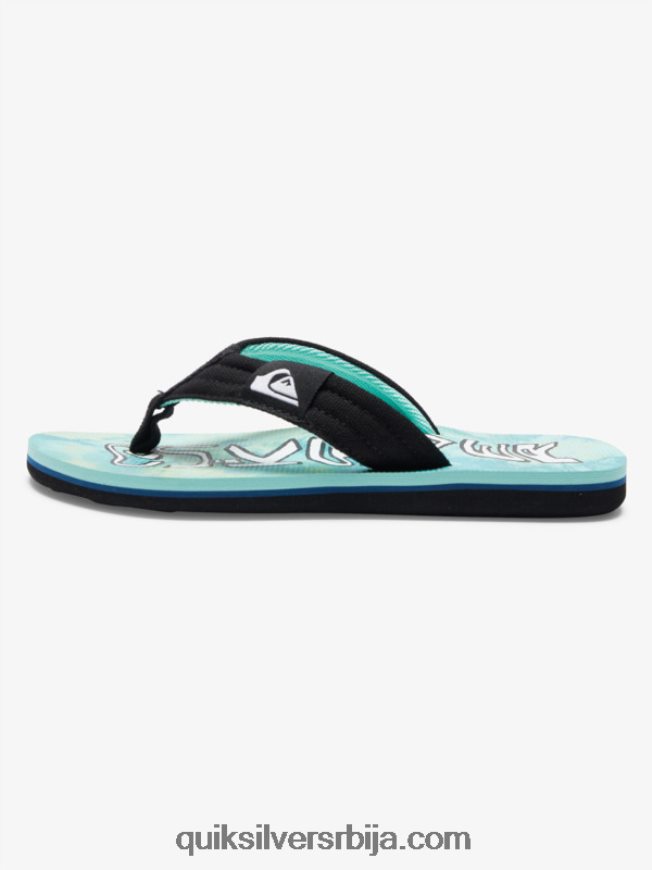 децаци Quiksilver 8-16 молокаи сандале за резање зелено/плаво/жуто Z824VN1994