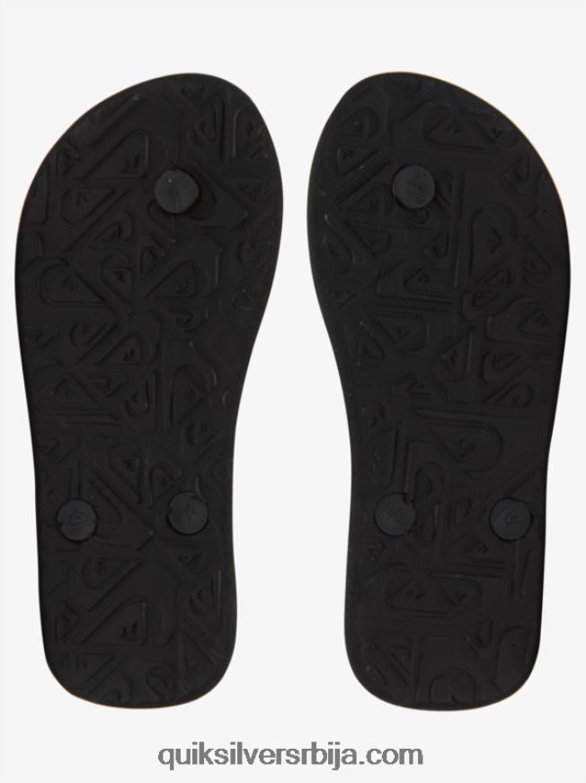 децаци Quiksilver 8-16 молокаи јапанке црна/наранџаста/сива Z824VN2021
