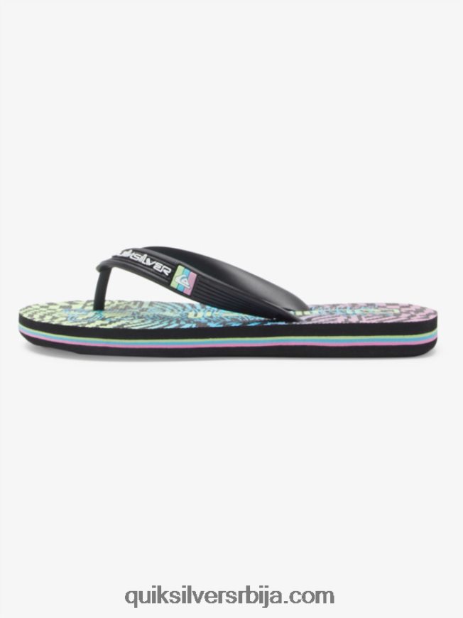 децаци Quiksilver 8-16 молокаи јапанке црна/ружичаста/плава Z824VN2022