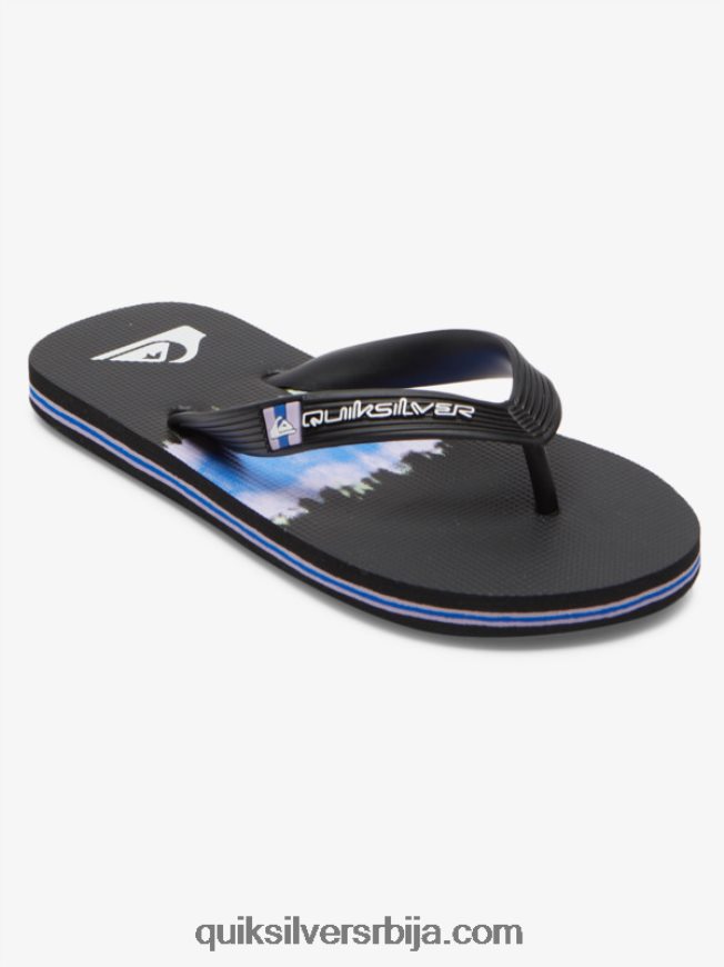 децаци Quiksilver 8-16 молокаи јапанке црн Z824VN2023