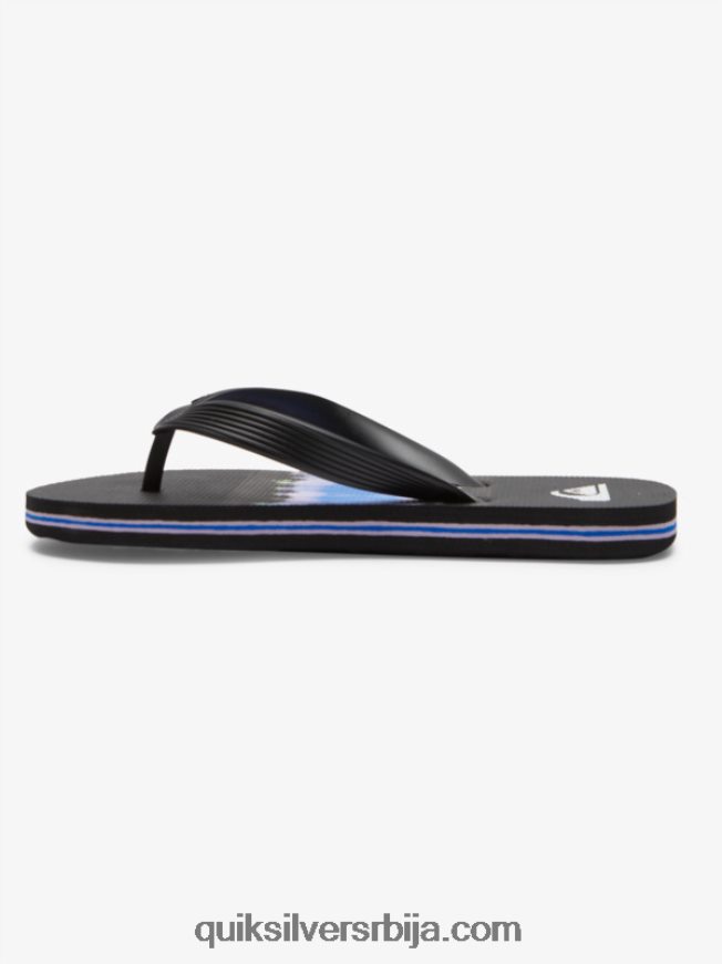 децаци Quiksilver 8-16 молокаи јапанке црн Z824VN2023