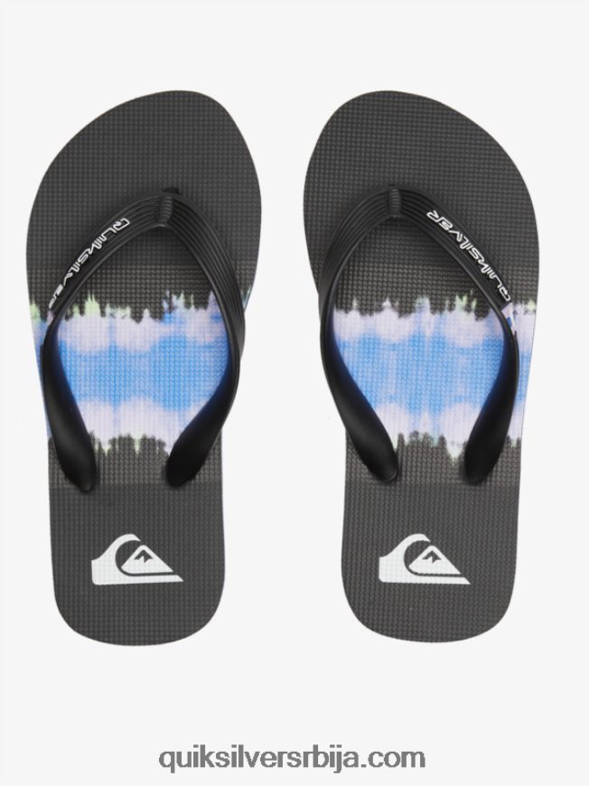 децаци Quiksilver 8-16 молокаи јапанке црн Z824VN2023