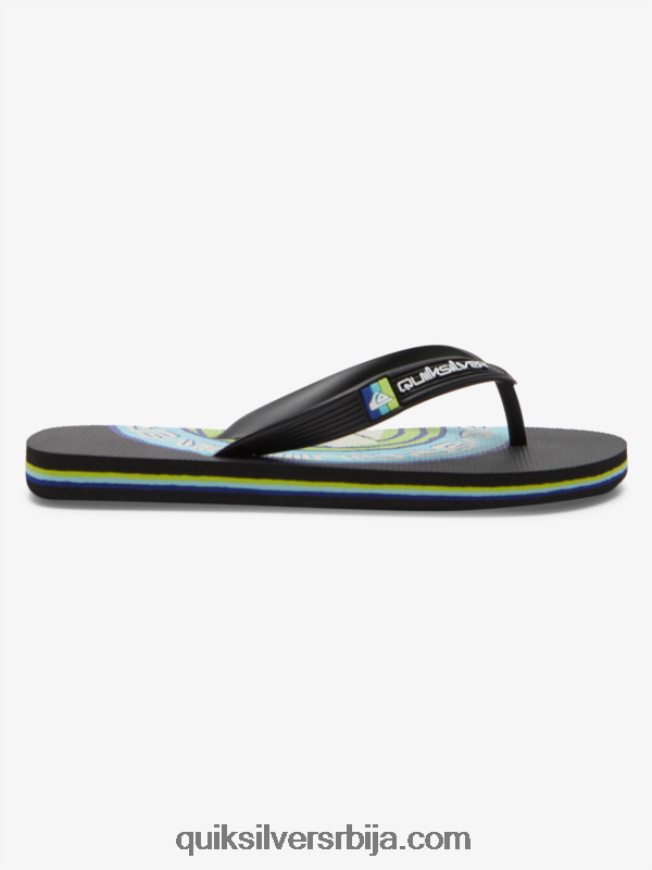 децаци Quiksilver 8-16 молокаи јапанке црн Z824VN2024
