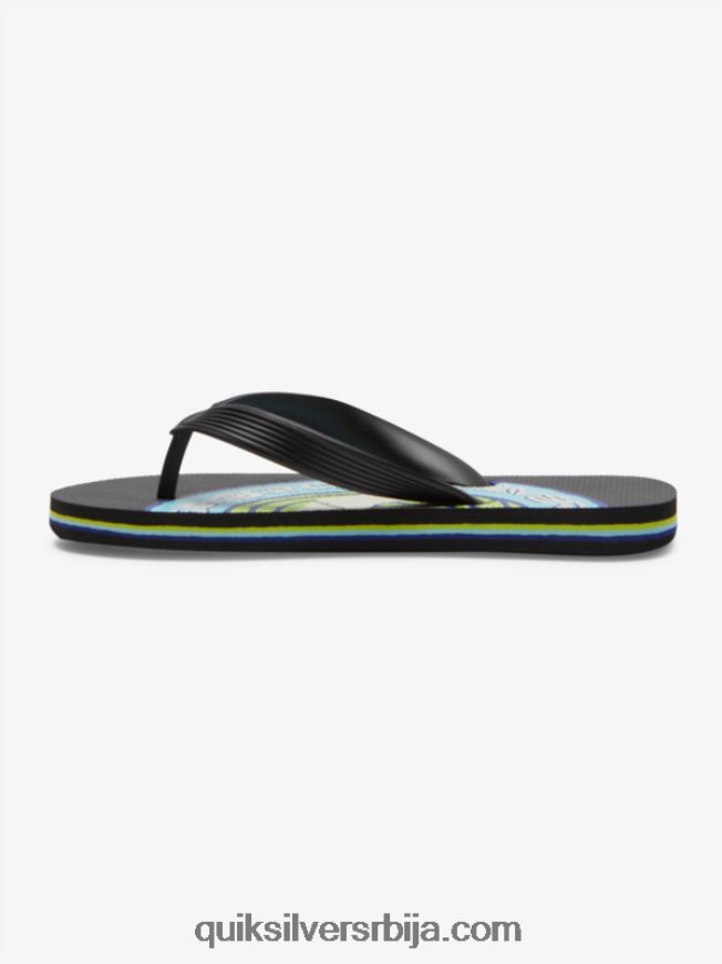 децаци Quiksilver 8-16 молокаи јапанке црн Z824VN2024