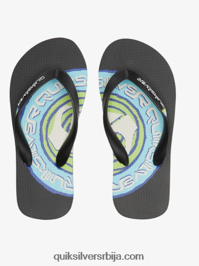 децаци Quiksilver 8-16 молокаи јапанке црн Z824VN2024